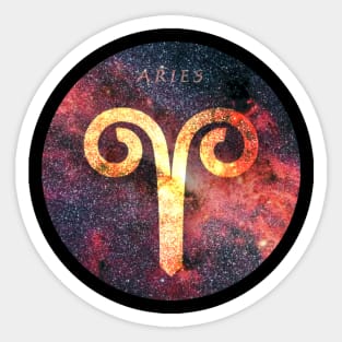 Aries Galaxian Sticker